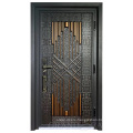 professional product security design metal bulletproof cast aluminium galvanized security steel door for house